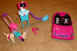 barbie vet car