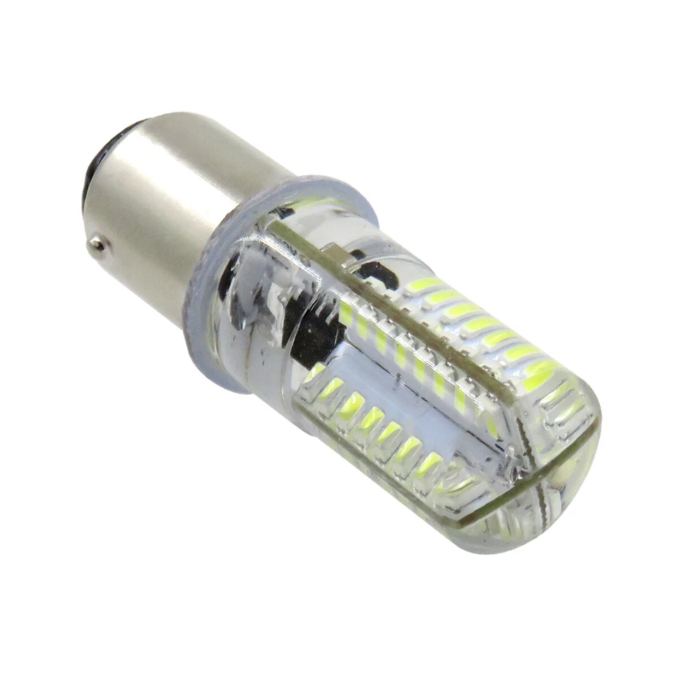 10pcs BA15D LED Light Bulb Fit Singer Lamp 221/301A/401A/500 Cool White 120V - Image 3 of 4
