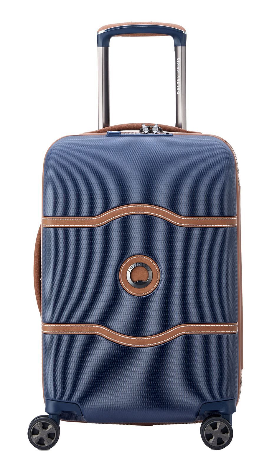 DELSEY PARIS Chatelet Air 2.0 4DR Cabin Trolley 55 S Navy Blue