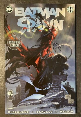 BATMAN SPAWN #1 NM 9.8 Barnes & Noble Exclusive McFarlane - Capullo. DC Image