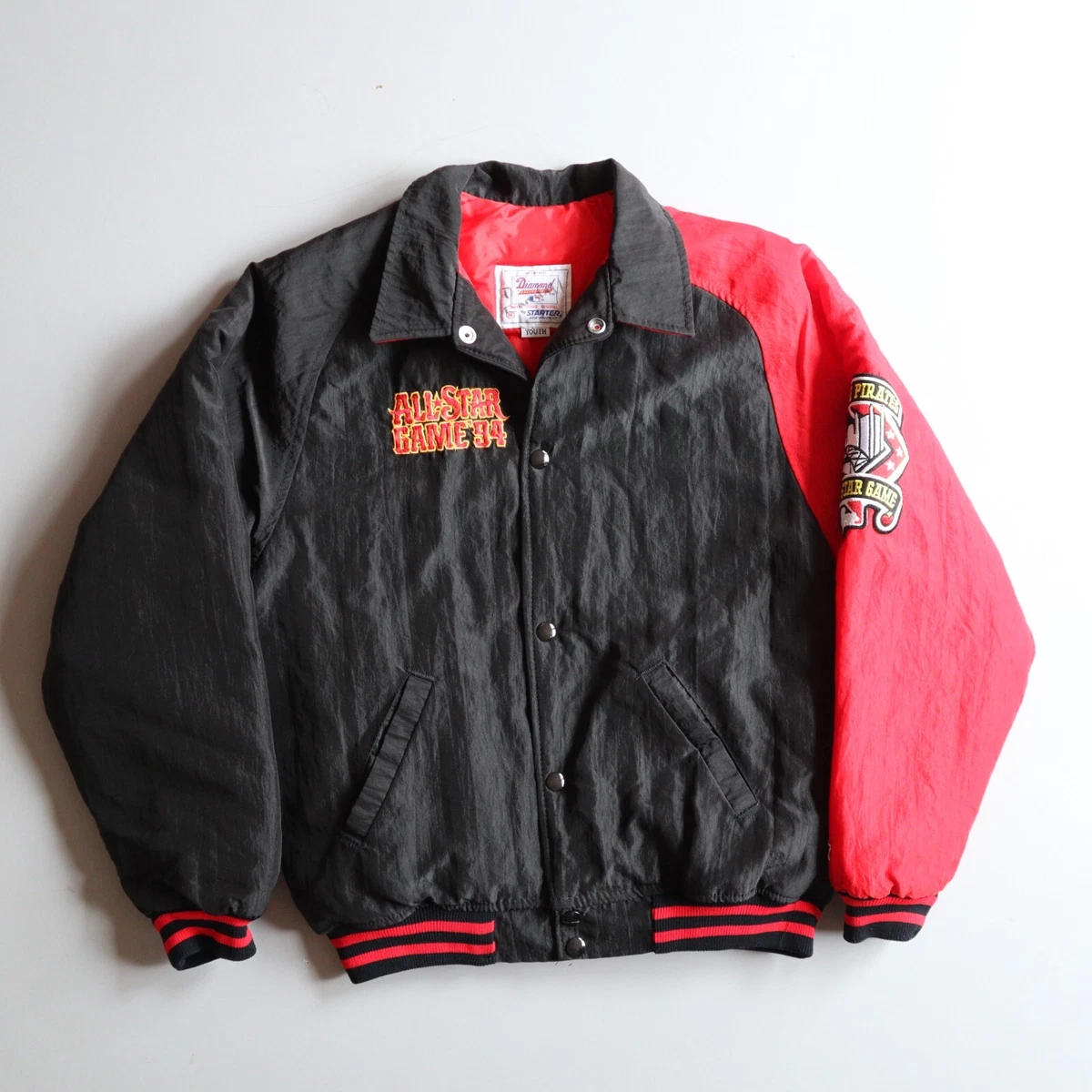 Veste Starter Vintage Pittsburgh Pirates MLB - Années 90, Taille L, Homme, Jaune