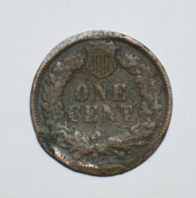 1901 Indian Head Penny Broad Strike, Clip, Missing Bow, Arrows, Mint Error, More - Image 4 of 4