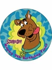 Scooby Doo Personalised Edible Birthday Cake Topper 7.5" Round