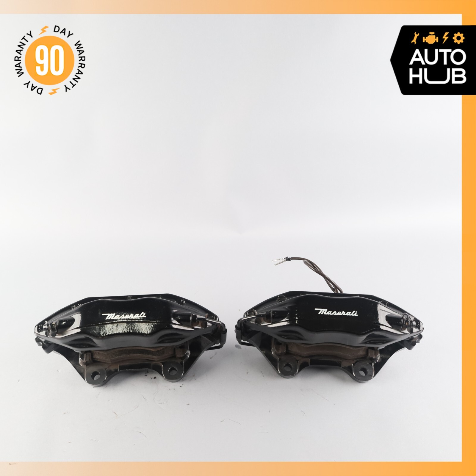 02-07 Maserati M138 Coupe 4200 Front Left & Right Brake Caliper Calipers Set OEM