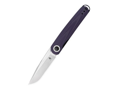 KIV3604C1 Kizer Azo Squidward Purple 154CM Blade G-10 Handle IKBS LinerLock Clip