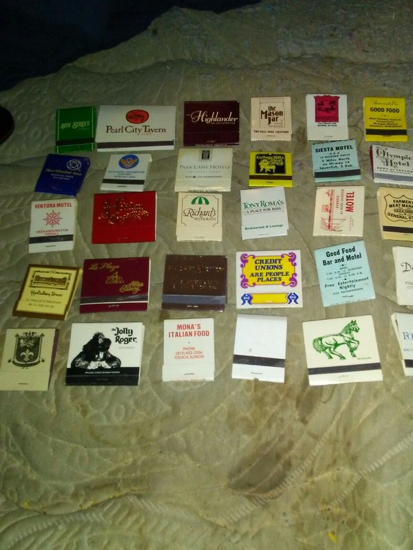 Lot Of 30 Vintage Matchbooks Some Are New Some Are Used