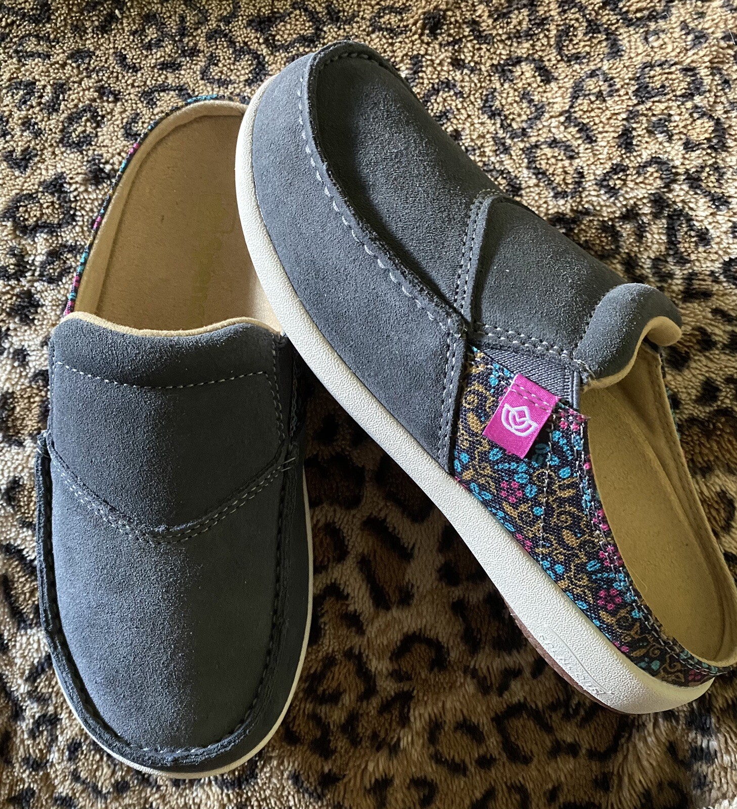 Spenco Orthotic Slip on Shoes Blue Suede Mules Womens Size 5B eBay