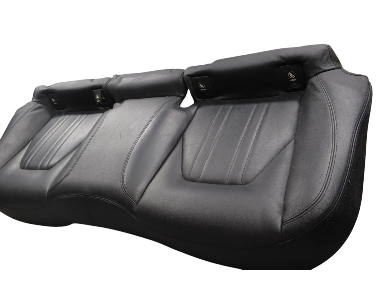 14-17 Maserati Ghibli Rear Side Lower Bottom Bench Seat Cushion Black Oem