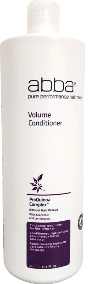 ABBA Pure Performance Volume Conditioner 33.8 Oz Set of 3 - Image 2 of 4