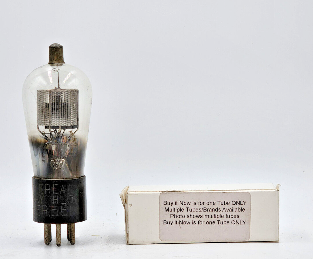 Tube à Vide Globe Eveready-Raytheon – Type 51 ER-551 – Vintage électronique