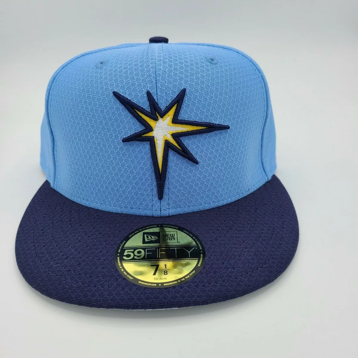 Tampa Bay Rays Hat New Era 59Fifty Fitted Size 7-1/8 Baseball