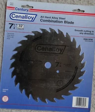 LOT OF 2 Century Drill and Tool Combination Cenalloy Circular Saw Blade 08203
