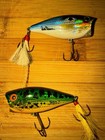 Bill Dance Heddon Poppin Image, Lot Of 4, 2.5” And 3.5” — photo 2