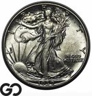 1939 Walking Liberty Half Dollar, Flashy Choice BU