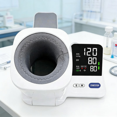 Medical Grade Upper Arm Blood Pressure Monitor Voice Broadcast Large Cuff Home