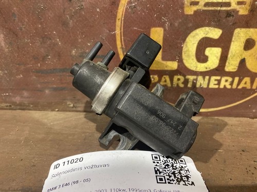 BMW 3 E46 2003 Diesel 110kW Turbolader Druckwandler Magnetventil 2247906