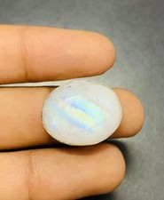 Rainbow Moonstone Gemstone 925 Sterling Silver Handmade Ring Jewelry Gift For