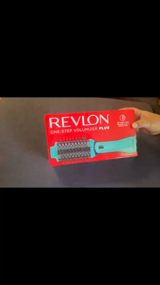 Revlon One-Step Volumizer Plus Hair Dryer & Styler Teal Hot Air