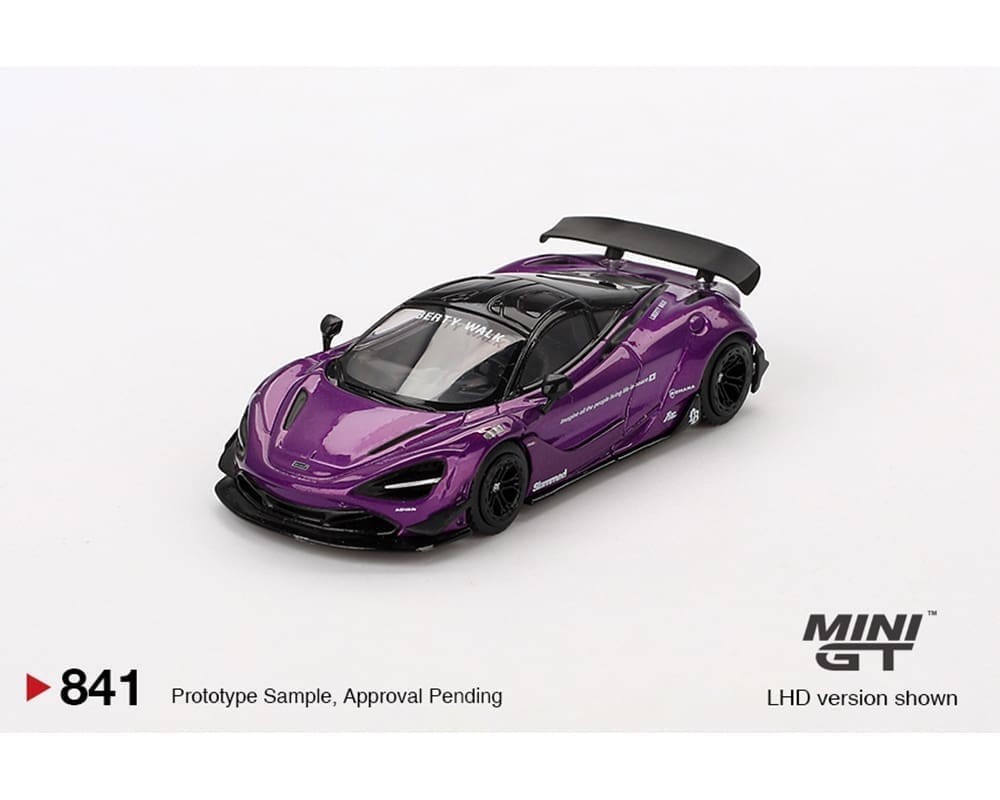 MINI GT #841 - PURPLE - McLAREN 720S LB*WORKS LIBERTY WALK | eBay