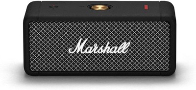 Marshall Emberton Bluetooth Lautsprecher - Kabelloser Bluetooth Lautsprecher - Schwarz
