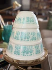 Pyrex Amish Butterprint Bowls 401, 402, 403