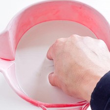 2x Abrazaderas de esmalte de arcilla de cerámica Clips de esmalte de inmersión de la punta de los dedos Acero inoxidable