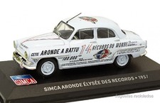 Simca Aronde Elysee des records 1957 1/43 Ixo Altaya Diecast modelcar