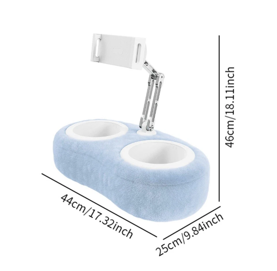 Soporte De Almohadilla Para Tablet , Teléfono Con 2 Aperitivos , Tazón, Soporte - Image 2 of 4