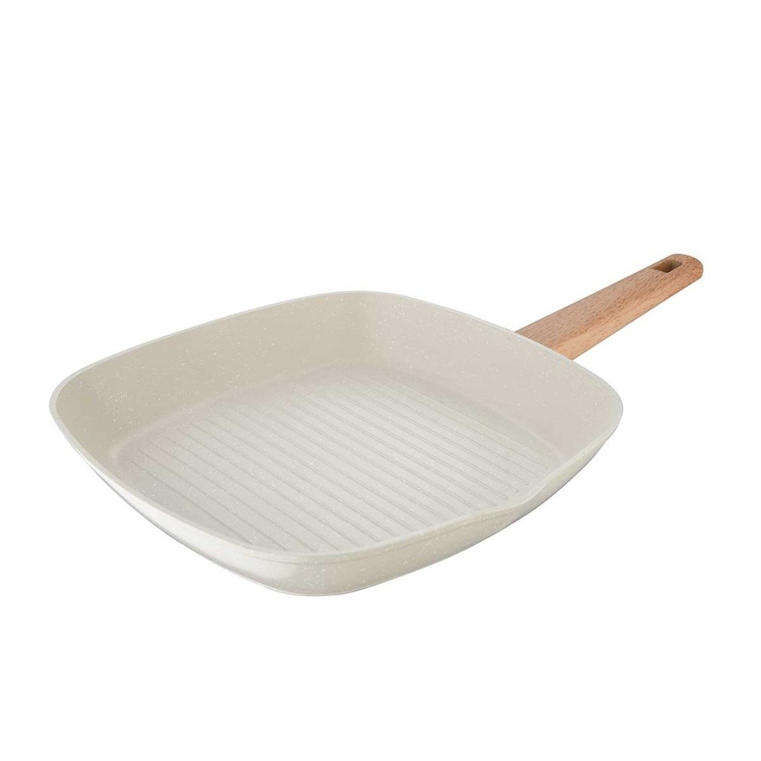 6924691306606 PATELNIA MARMURKOWA GRILLOWA 28cm BERGNER BG-34743 NATURALLY BERGN 11790₽