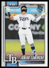 2026 Topps Series 1 Celebration Junior Caminero #328 Tampa Bay Rays