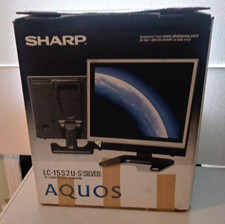 Sharp Aquos Silver LC-15S2U-S 15 TV LCD Television Retro Gaming