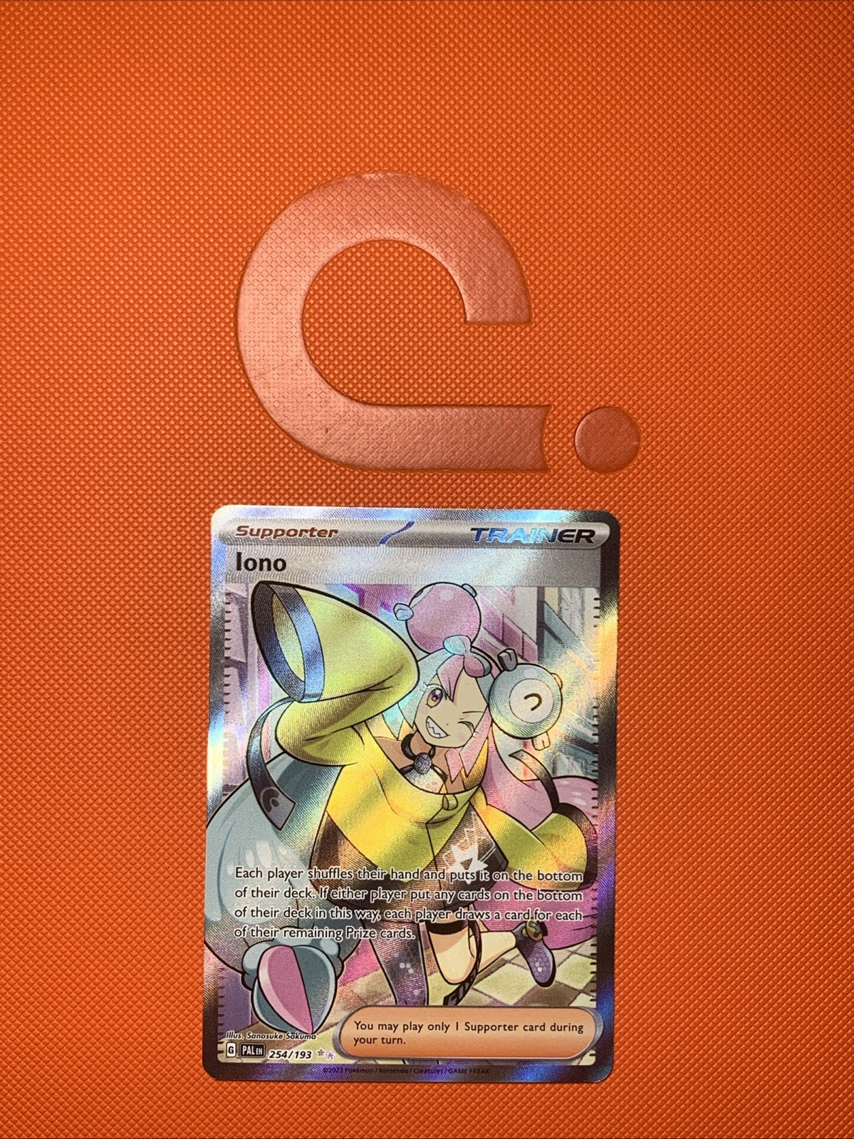 Pokémon TCG Iono 254/193 Paldea Evolved Ultra Rare Full Art Holo