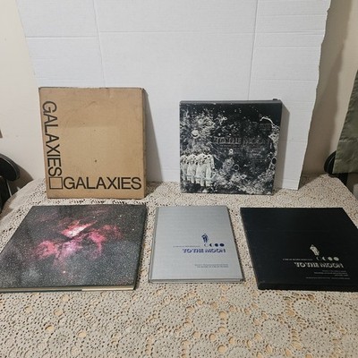 Vintage TO THE MOON 1969 Time Life BOX SET 6 LP Albums &Book & GALAXIES T Ferris
