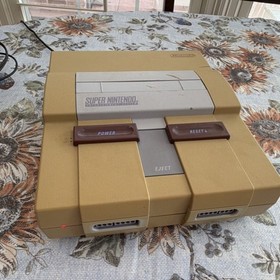 Nintendo SNS-001 Super Nintendo SNES Console Composite RCA Controllers AV Power