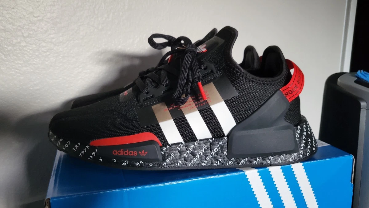 adidas NMD_R1 V2 Script - White for Sale | Authenticity Guaranteed | eBay