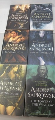 The Witcher Series By Andrzej Sapkowski 1 to 6  Books Collection - Paperback