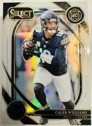 2024 Panini Select Club Level Caleb Williams #216 White Prizm /35 (RC)