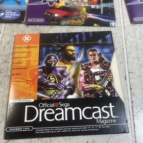 Official Sega Dreamcast Magazine Demo Disc Lot Of 7 Cardboard Sleeve W/ Discs