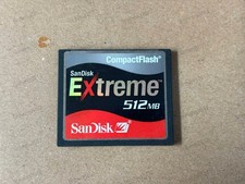 SanDisk Extreme 512MB CompactFlash CF Memory Card