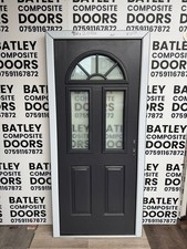 NEW EXTERNAL ANTHRACITE GREY SOLID CORE COMPOSITE DOOR 952x2085mm *2028