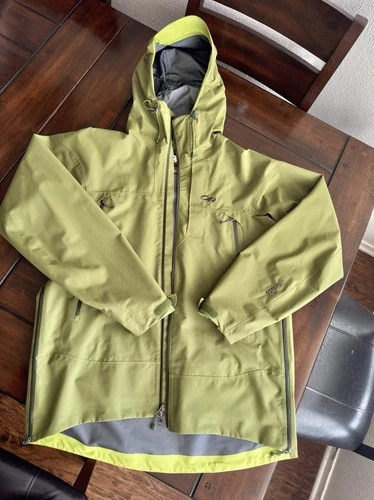 Outdoor Research Mens XL GoreTex Pro Shell Jacket, Green, Rain or Technical - product listing photo