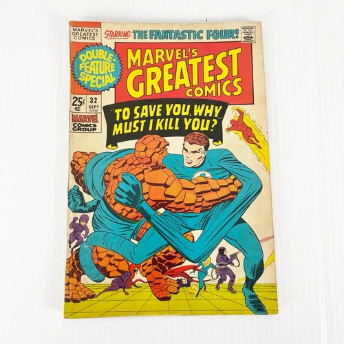 Vintage Marvel's Greatest Comics #32 Bronze Age Fantastic Four Comic Book