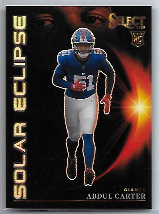 2025 PANINI SELECT SOLAR ECLIPSE ABDUL CARTER ROOKIE PRIZM REFRACTOR CASE HIT SP