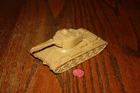 Vintage Marx Battleground Desert Fox Desert Tan American Army #41 Tank - MPC