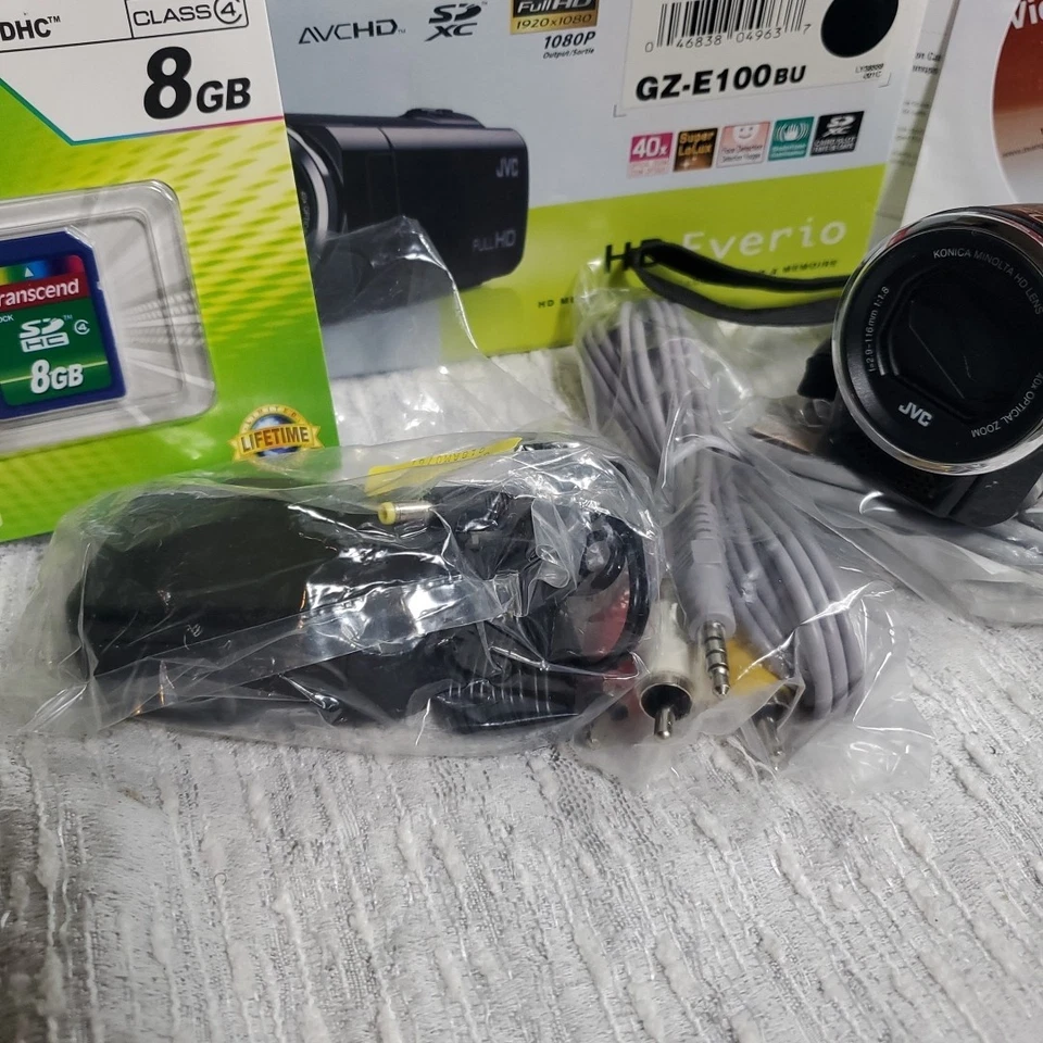 JVC Everio GZ-E100BU Full HD 1080p Camcorder – New / Open Box - Image 4 of 4