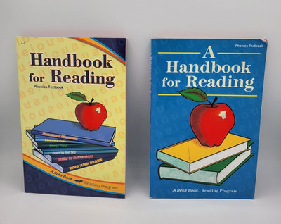 A Beka Handbook for Reading Phonics Textbook Set Lot Of 2 Homeschool Like New