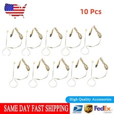 10x 4pinBeige Single Earhook Headset mini XLR Microphone for Shure Wireless TA4F