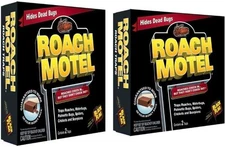 2 Pack Black Flag Roach Motel Traps Household Pests 2 Traps Each