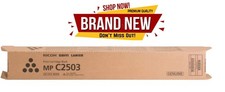 Genuine Ricoh MP C2503 Black  High Yield Toner Cartridge OEM