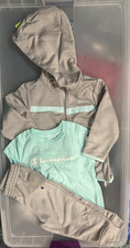 New Girls Champion Gray, Blue Mist 3pc set size 2T